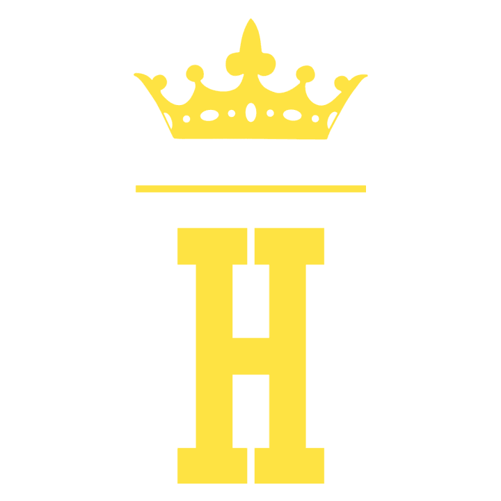H Initial Name Crown Baby Strampler 0 image