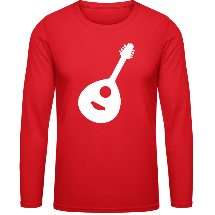 Mandolin Silhouette Shirt met lange mouwen contain pic