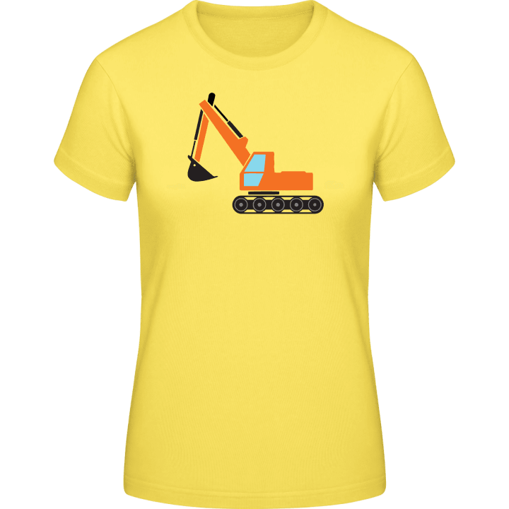 Excavator Construction T-shirt för kvinnor contain pic