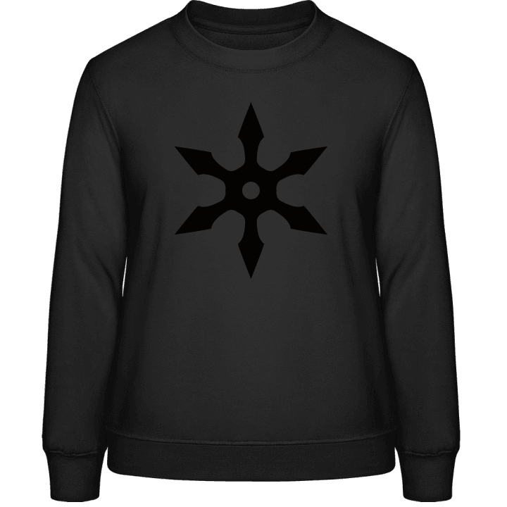 Ninja Star Sweatshirt för kvinnor contain pic