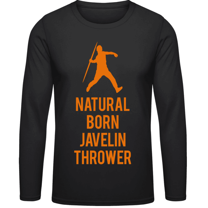 Natural Born Javelin Thrower Shirt met lange mouwen contain pic