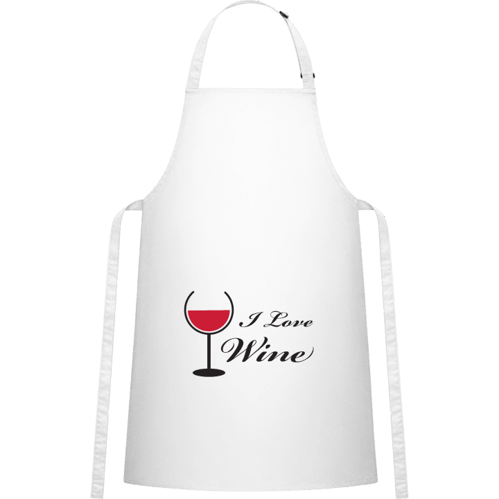 I Love Wine Förkläde för matlagning contain pic
