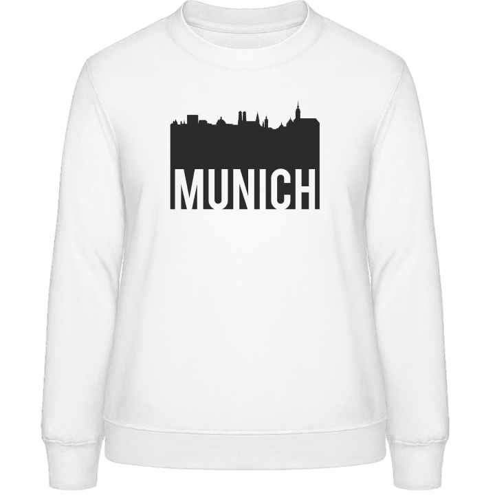 Munich Skyline Sweatshirt för kvinnor contain pic