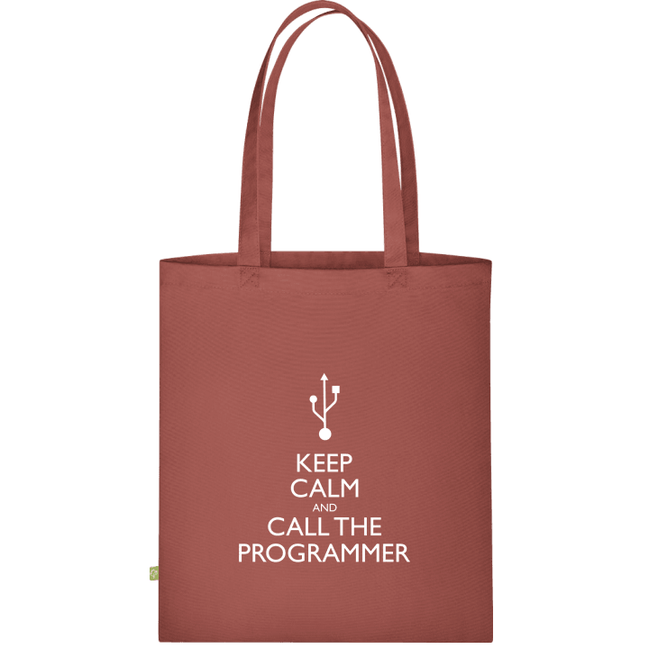 Keep Calm And Call The Programmer Borsa in tessuto contain pic