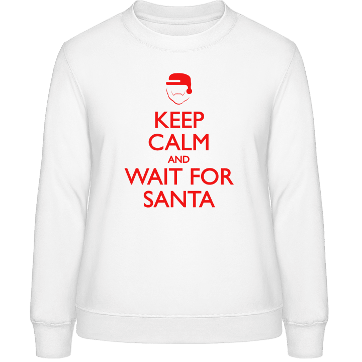 Keep Calm and Wait for Santa Sweatshirt til kvinder 0 image