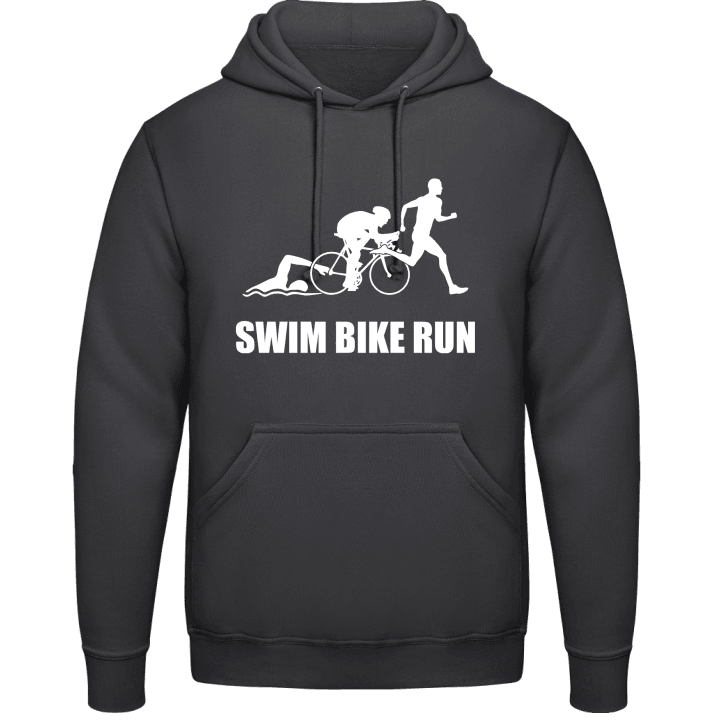Swim Bike Run Hoodie contain pic