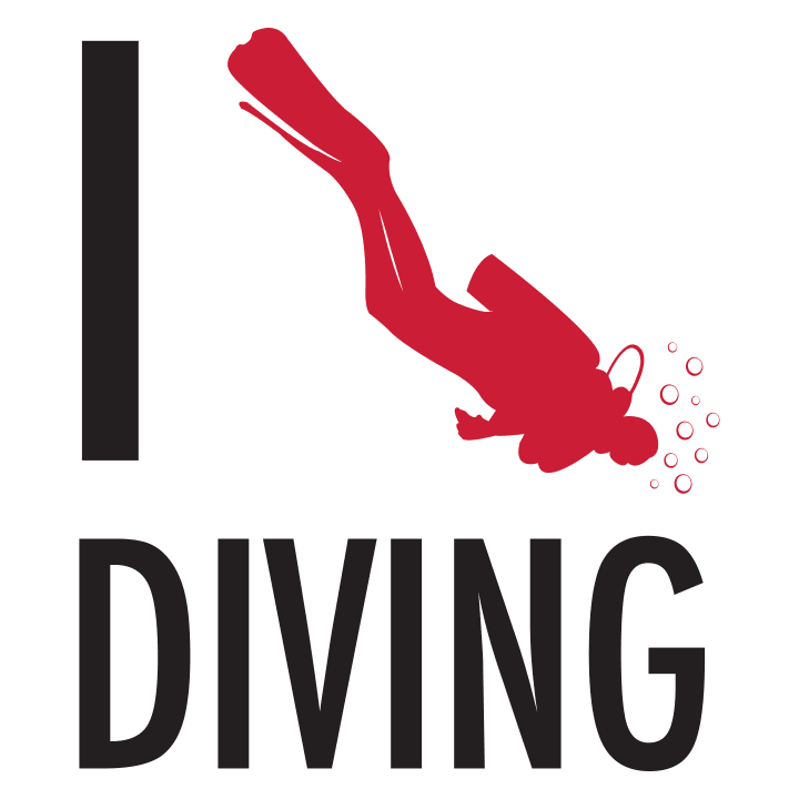 I Love Diving T-shirt à manches longues pour femmes 0 image
