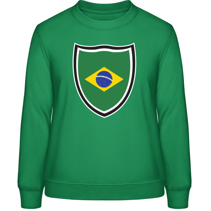 Brazil Shield Sweatshirt för kvinnor contain pic