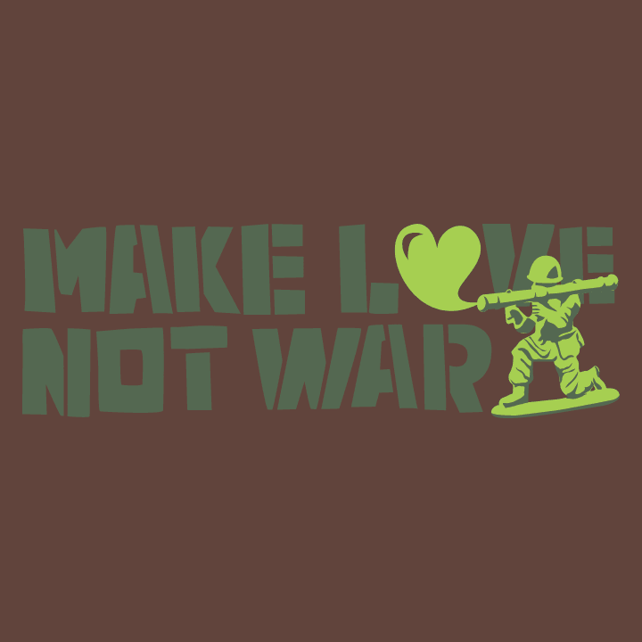 Make Love Not War Soldier Stof taske 0 image