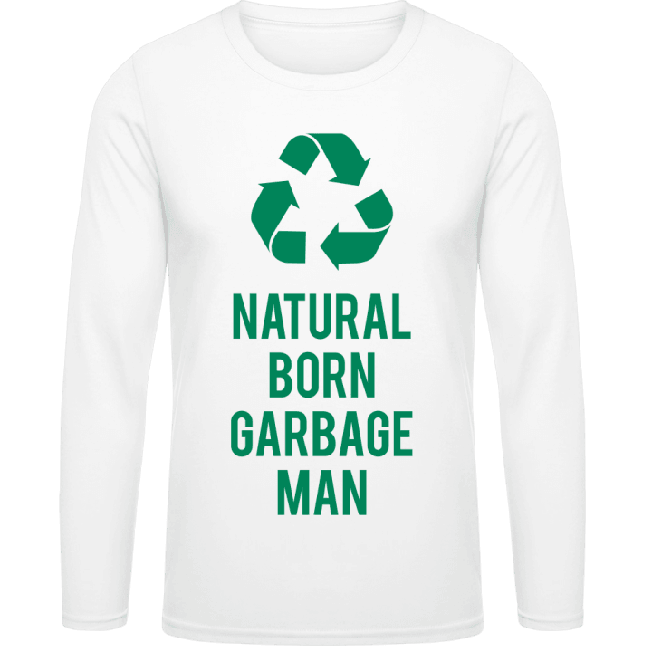 Natural Born Garbage Man Langermet skjorte contain pic