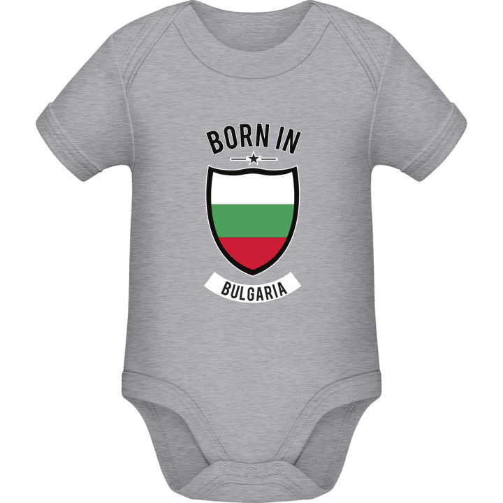 Born in Bulgaria Baby romper kostym contain pic