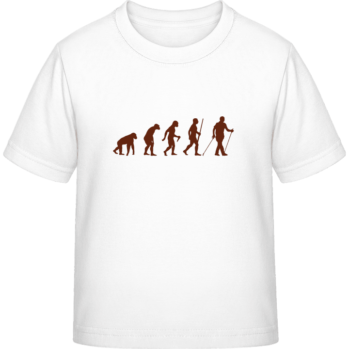 Nordic Walking Evolution Kinderen T-shirt contain pic