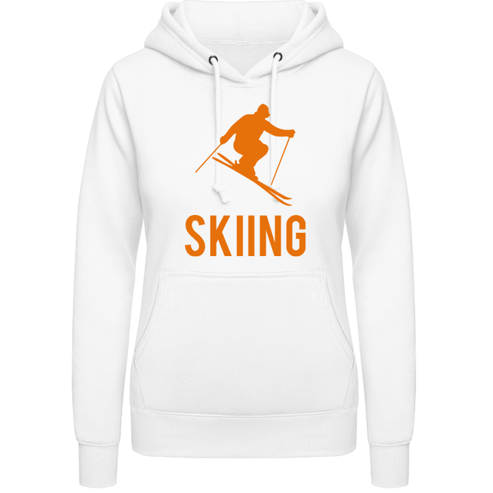 Skiing Logo Sweat à capuche pour femme contain pic