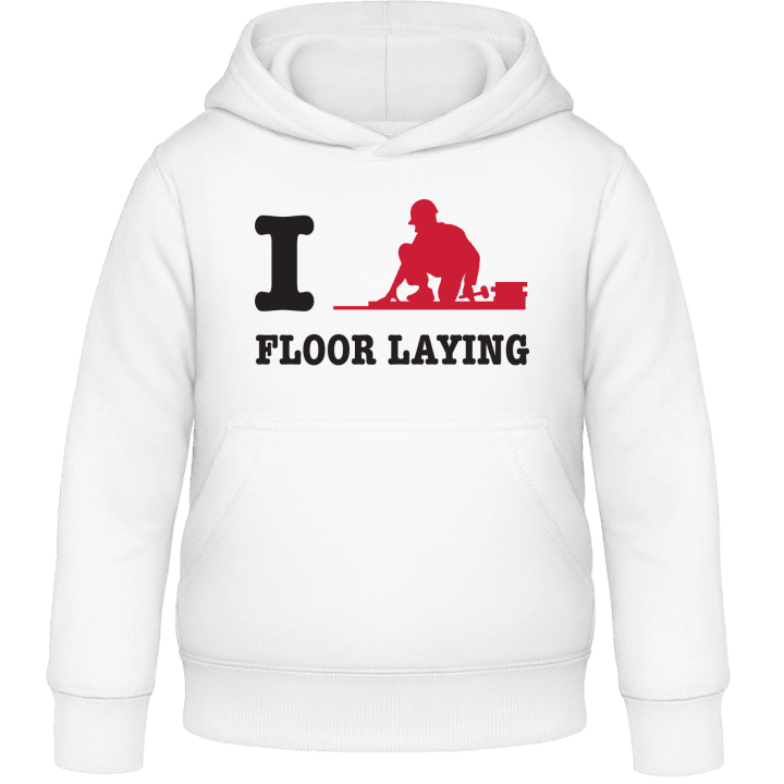 I Love Floor Laying Kids Hoodie contain pic