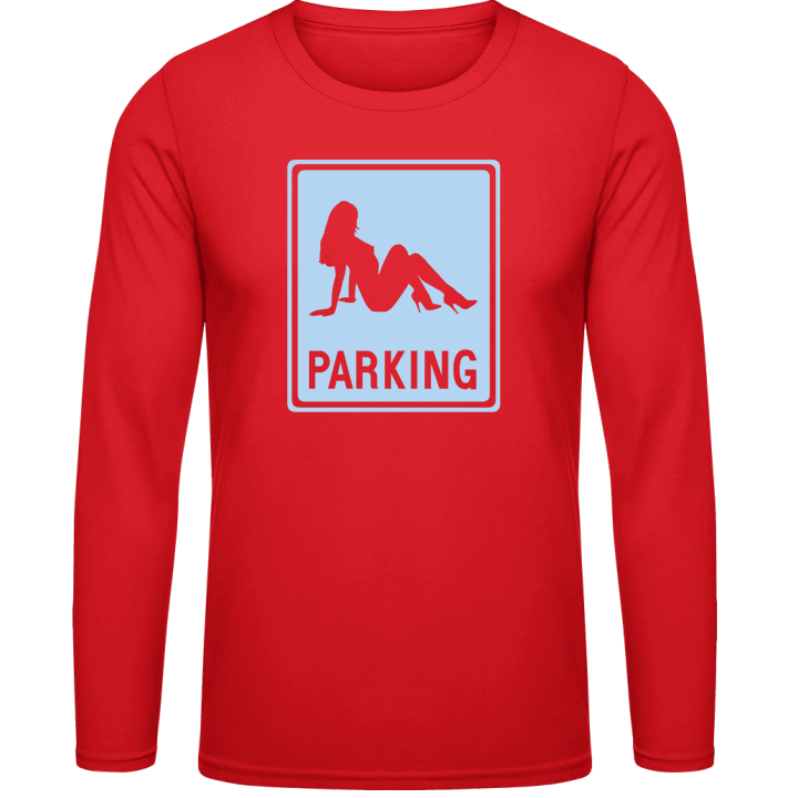 Hottie Parking Shirt met lange mouwen contain pic