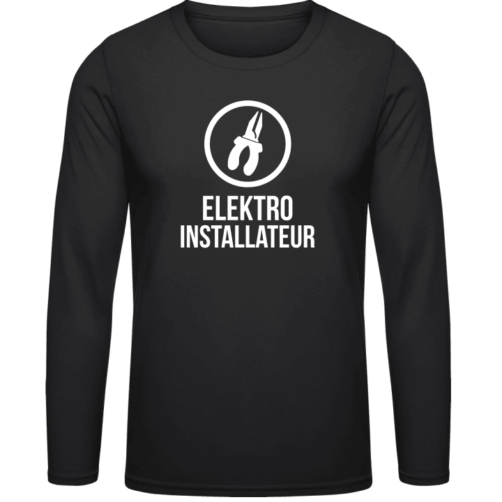 Elektro Installateur Icon Langarmshirt contain pic