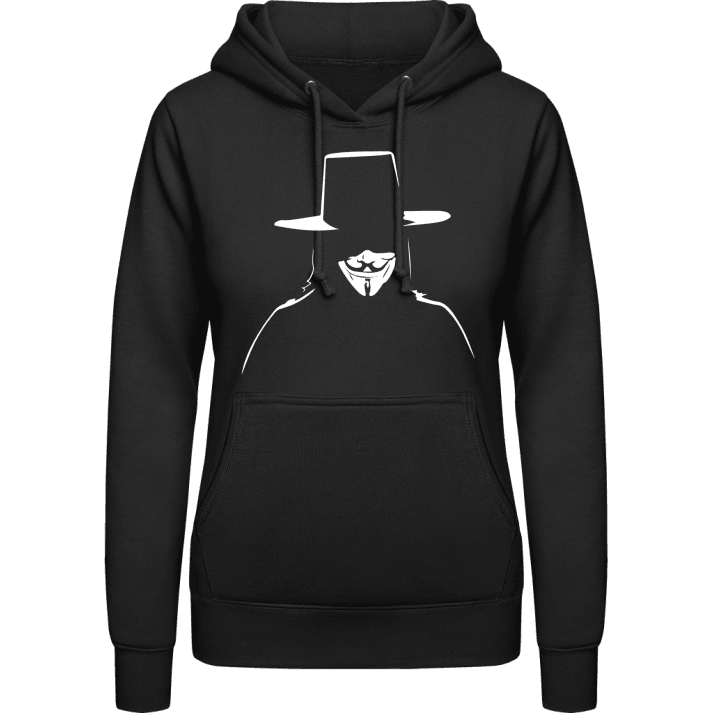 Anonymous Silhouette Vrouwen Hoodie contain pic