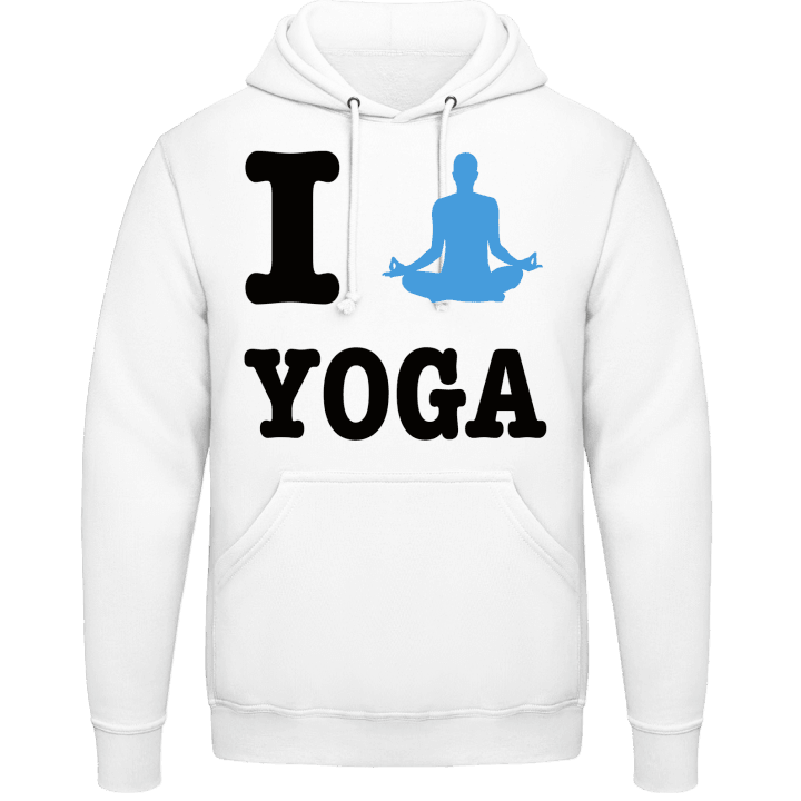 I Love Yoga Sweat à capuche contain pic