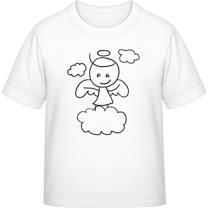 Cute Angel On Cloud Kids T-shirt 0 image