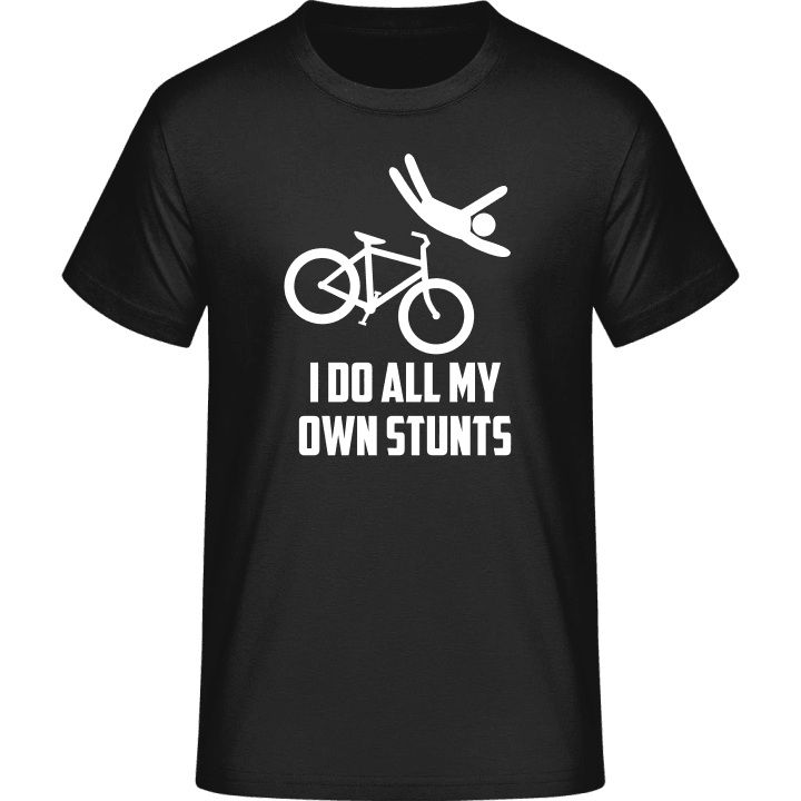 I Do All My Own Stunts Bicycle T-Shirt 0 image