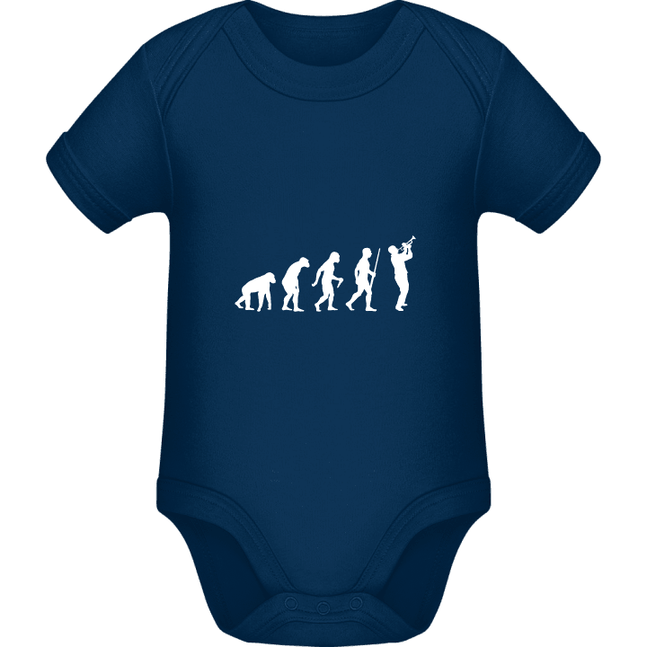 Trumpet Player Evolution Baby romperdress contain pic