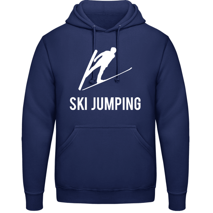 Skispringen Silhouette Kapuzenpulli contain pic