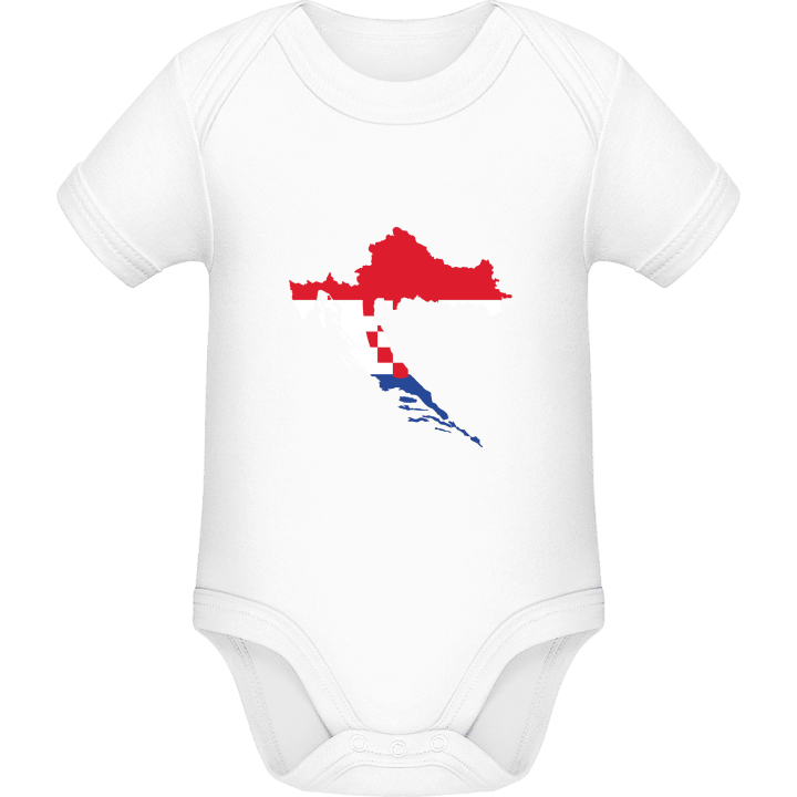 Kroatien Landkarte Baby Strampler contain pic