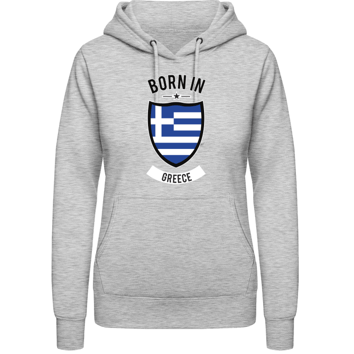 Born in Greece Vrouwen Hoodie contain pic