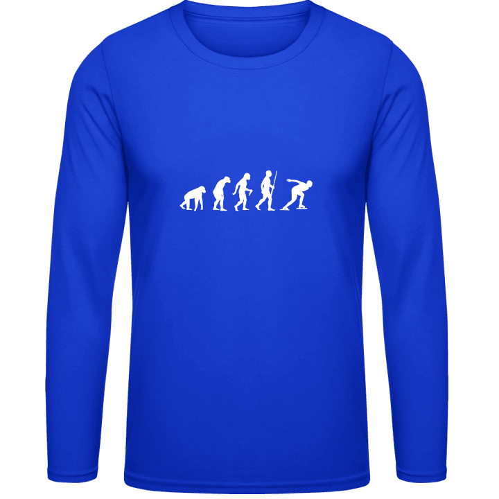 Speed Skating Evolution T-shirt à manches longues contain pic