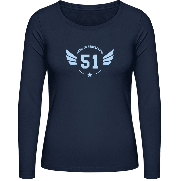 51 Years Aged to perfection T-shirt à manches longues pour femmes 0 image