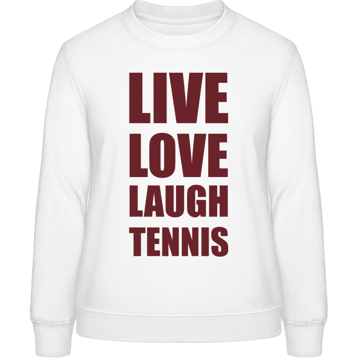 Live Love Laugh Tennis Vrouwen Sweatshirt contain pic