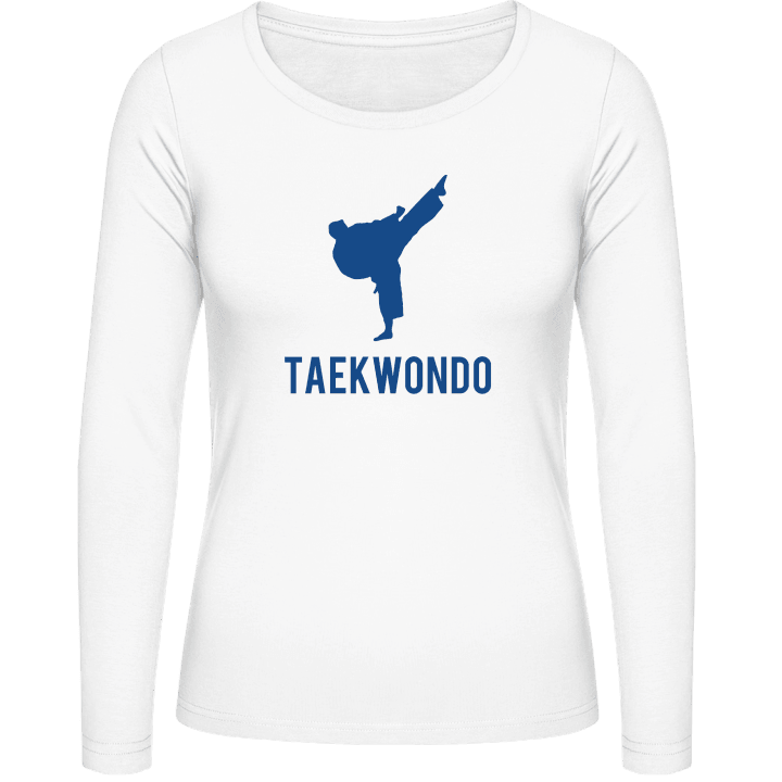 Taekwondo Camisa de manga larga para mujer contain pic
