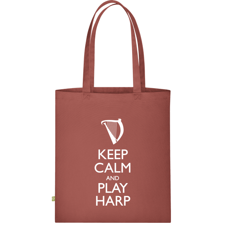 Keep Calm And Play Harp Väska av tyg contain pic