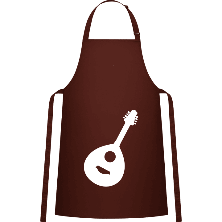 Mandolin Silhouette Förkläde för matlagning contain pic