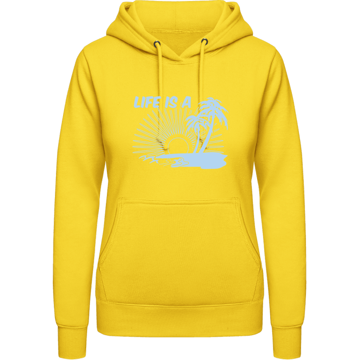 Life Is A Beach Vrouwen Hoodie contain pic