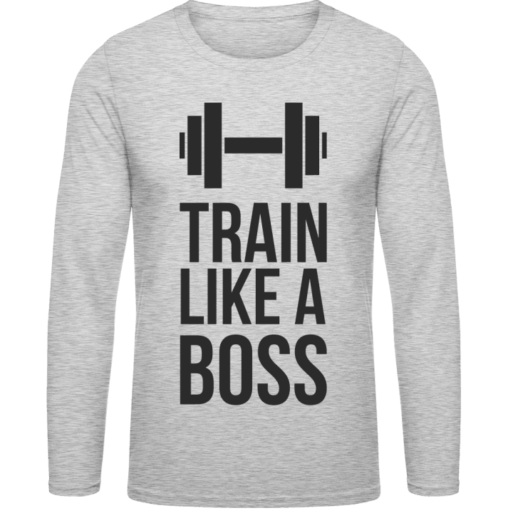Train Like A Boss Langarmshirt contain pic