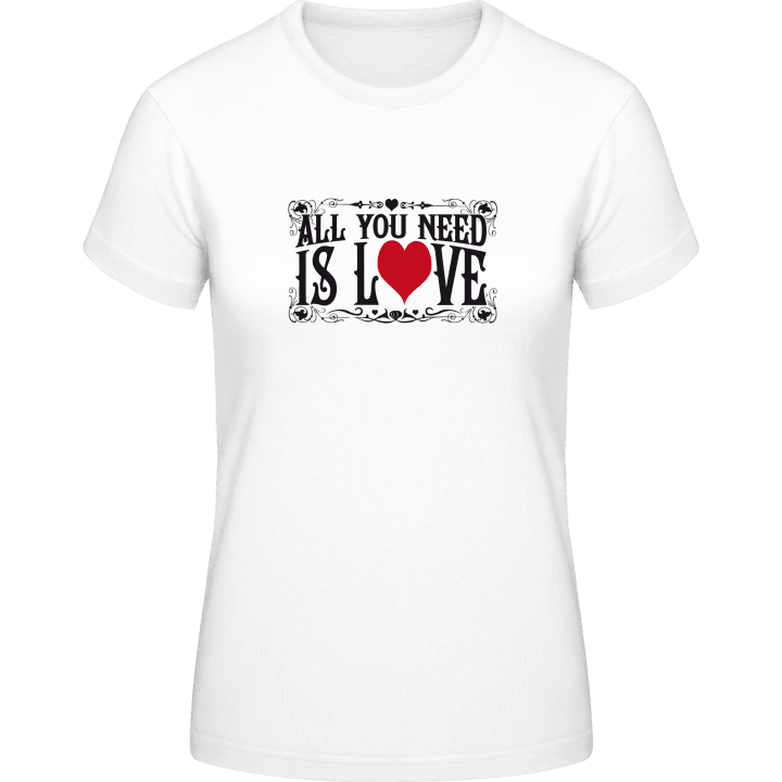 All You Need Is Love Vrouwen T-shirt 0 image