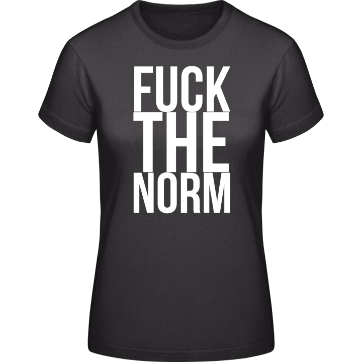 Fuck The Norm T-skjorte for kvinner contain pic
