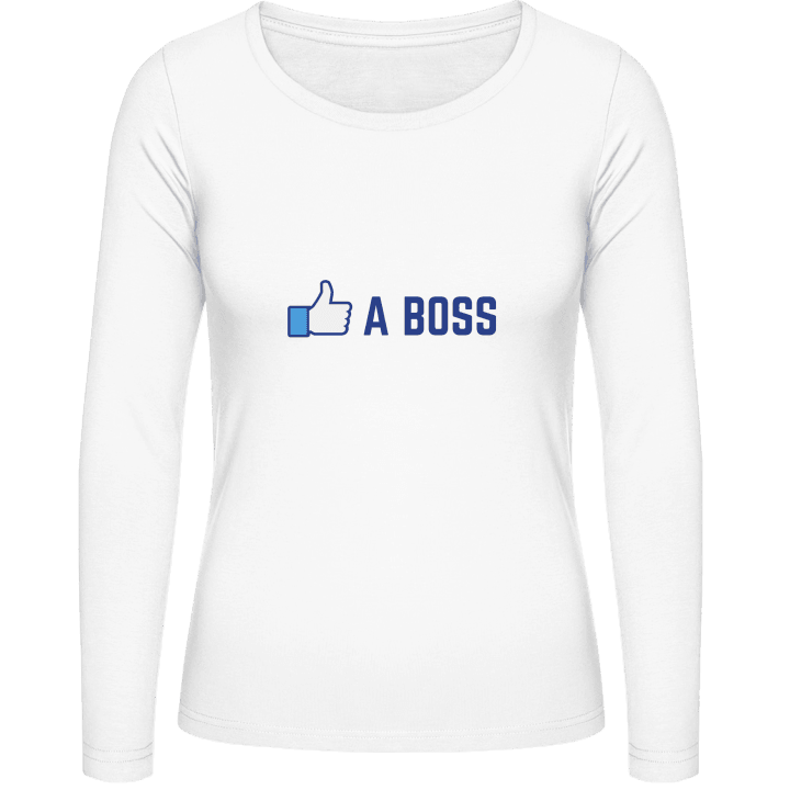 Like A Boss T-shirt à manches longues pour femmes contain pic