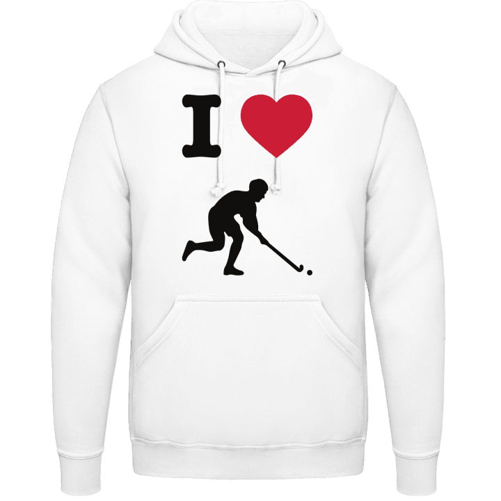 I Heart Field Hockey Logo Hoodie contain pic
