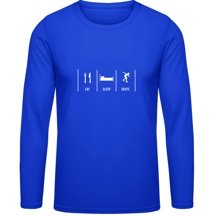 Eat Sleep Inline Skate Shirt met lange mouwen contain pic
