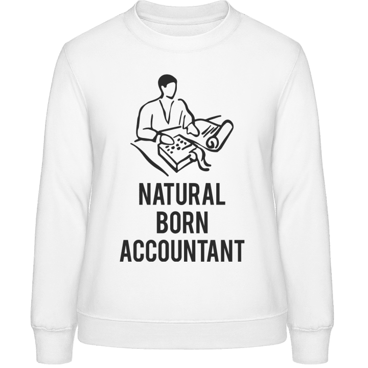 Natural Born Accountant Sweat-shirt pour femme contain pic