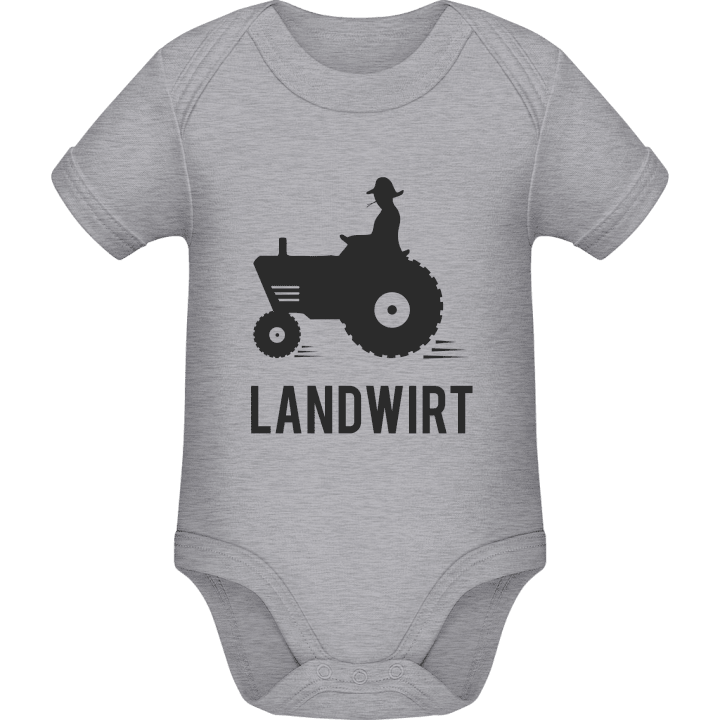 Landwirt mit Traktor Baby romperdress contain pic