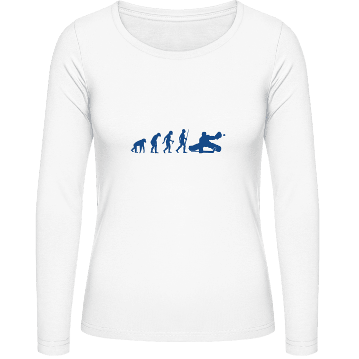 Ice Hockey Keeper Evolution T-shirt à manches longues pour femmes contain pic