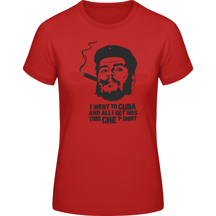 Che Guevara Cuba T-shirt för kvinnor contain pic