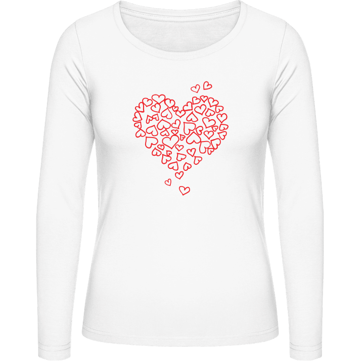 Små Hjerter Langermet skjorte for kvinner contain pic