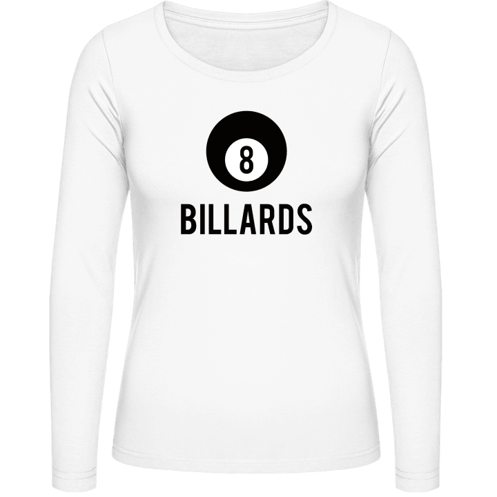 Billiards 8 Eight Langermet skjorte for kvinner contain pic