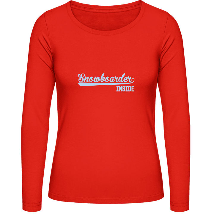 Snowboarder Inside Women long Sleeve Shirt contain pic