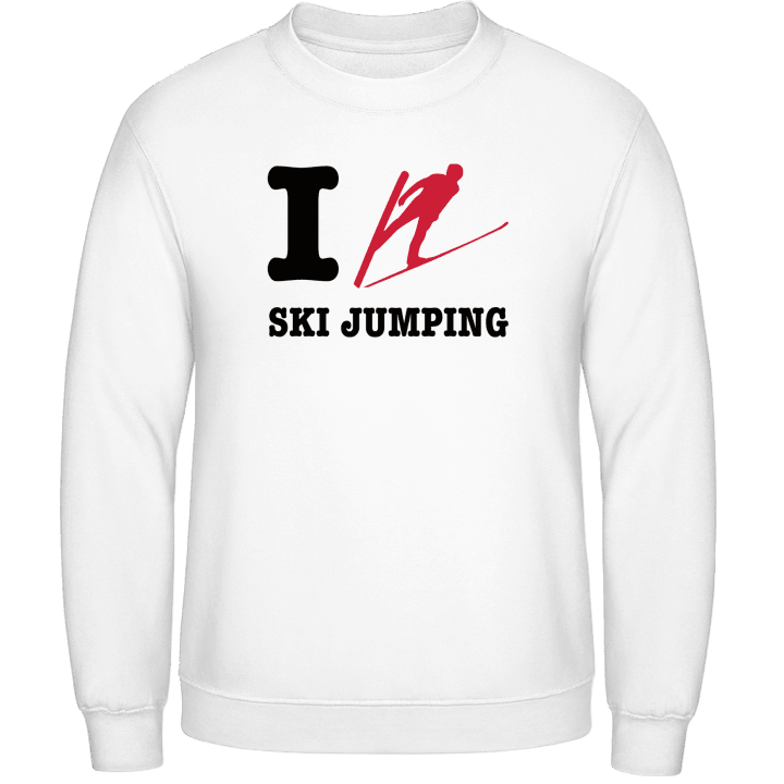 I Love Ski Jumping Sweatshirt contain pic