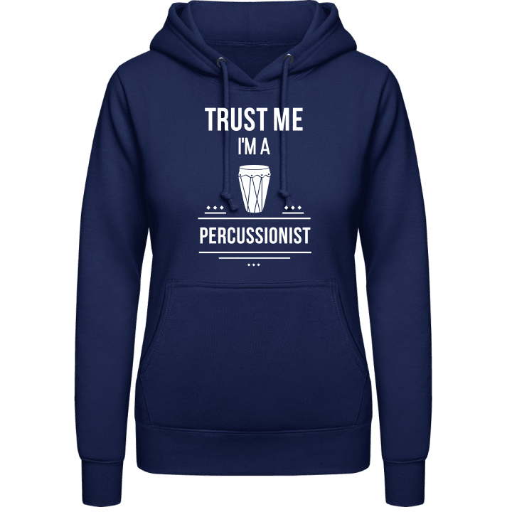 Trust Me I´m A Percussionist Frauen Kapuzenpulli contain pic